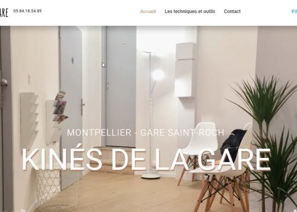 Site web - Kinés de la gare